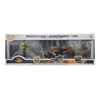 * Funko Pop! Therizinosaurus, Giganotosaurus, T.Rex 3-Pack Jurassic World Dominion