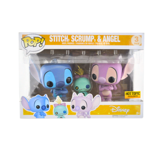 * Funko Pop! Stitch, Scrump & Angel 3-Pack (Lilo & Stitch) – Hot Topic Exclusive