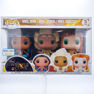 * Funko Pop! Mrs. Who, Mrs. Which & Mrs. Whatsit (A Wrinkle in Time) 3-Pack – Barnes & Noble Exclusive Vinyl Figure