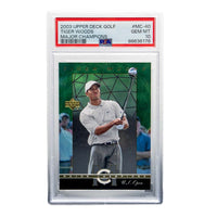 Tiger Woods #MC-40 - 2003 Upper Deck Golf (Foil, Major Champions) - PSA 10