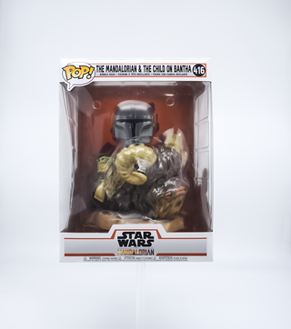 * Funko Pop! The Mandalorian & The Child on Bantha Moments 416