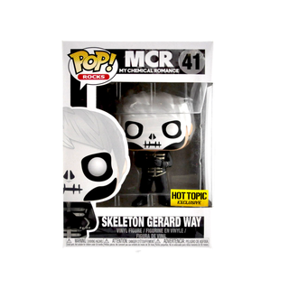 * Funko Pop! Skeleton Gerard Way (My Chemical Romance) 41 – Hot Topic Exclusive