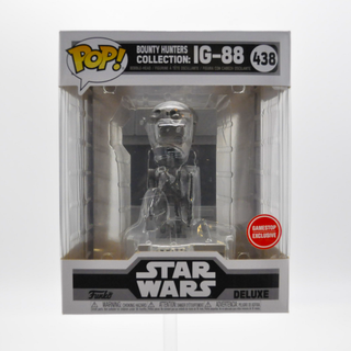 * Funko Pop! Bounty Hunters Collection: IG-88 Deluxe 438 – GameStop Exclusive