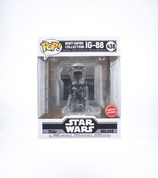 * Funko Pop! Bounty Hunters Collection: IG-88 (Deluxe) 438 – GameStop Exclusive