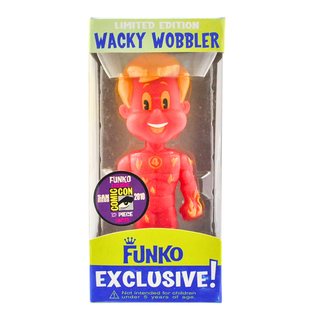 Funko Wacky Wobbler Freddy Torch (Chrome Base) - 2010 SDCC Exclusive /12 pcs