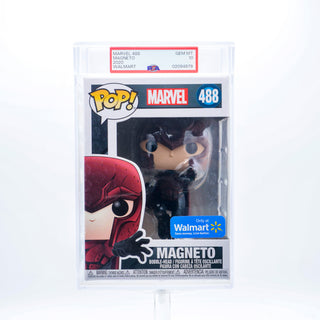 * Funko Pop! Magneto Levitating (X-Men Movie) 488 – Walmart Exclusive – PSA 10