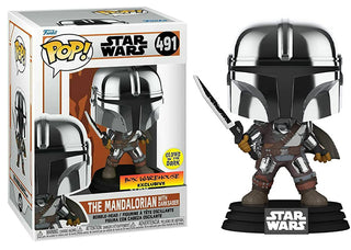 The Mandalorian w/ Darksaber (Glow in the Dark) 491 - Box Warehouse Exclusive