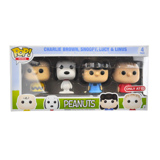 * Funko Pop! Mini Charlie Brown, Snoopy, Lucy & Linus (Peanuts) 4-Pack – Target Exclusive
