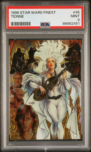 1996 STAR WARS FINEST TIONNE  #45 - PSA 9