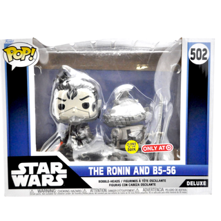 * Funko Pop! The Ronin and B5-56 (Deluxe, Glow in the Dark, Star Wars Visions) 502 – Target Exclusive