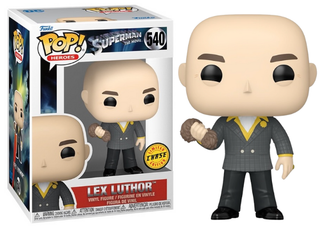 Funko Pop! Lex Luthor Bald, Superman The Movie 540 **Chase** Vinyl Figure in PopShield Protector