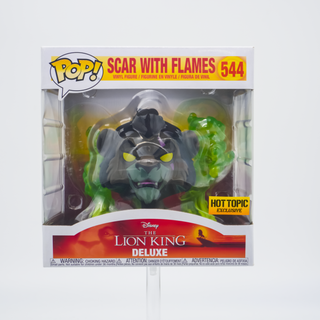 * Funko Pop! Scar with Flames Deluxe, Lion King 544 – Hot Topic Exclusive