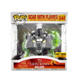 * Funko Pop! Scar with Flames Deluxe, Lion King 544 – Hot Topic Exclusive