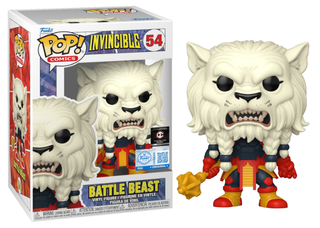 Funko Pop! Battle Beast, Invincible, Comics, Chalice Collectibles Exclusive 54 Vinyl Figure in PopShield Protector
