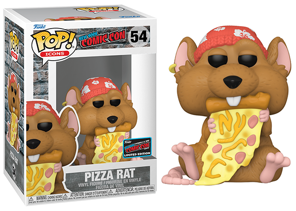 Pizza Rat Red Hat, Brown Fur, Icons #54 Funko Pop! | 7 Bucks a Pop Pizza Rat Red Hat, Brown Fur, Icons #54 Funko Pop! | 7 Bucks a Pop