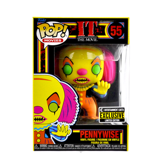 * Funko Pop! Pennywise (Black Light, IT) 55 – Entertainment Earth Exclusive