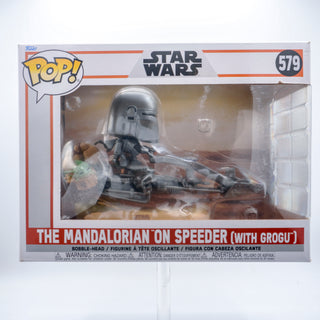 * Funko Pop! The Mandalorian on Speeder (with Grogu) (Rides) 579
