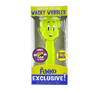 Funko Wacky Wobbler Freddy Pez (Green, Glow in the Dark) - 2010 SDCC Exclusive /24 pcs