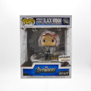 * Funko Pop! Avengers Assemble: Black Widow (Deluxe, Avengers) 588 – Amazon Exclusive