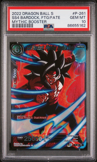 2022 DRAGON BALL SUPER MYTHIC BOOSTER SS4 BARDOCK, FTG/FATE #P-261