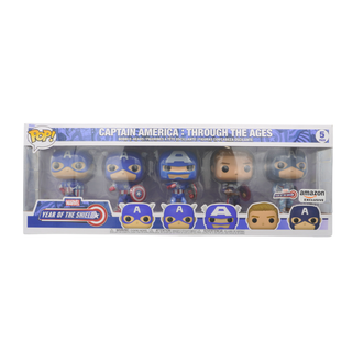 * Funko Pop! Captain America : Through the Ages 5-Pack – Amazon Exclusive