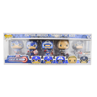 * Funko Pop! Captain America : Through the Ages 5-Pack – Amazon Exclusive