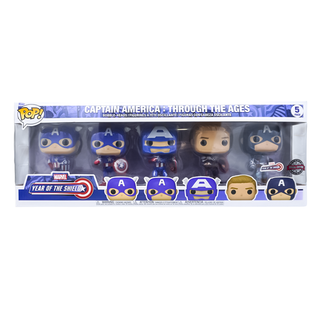 * Funko Pop! Captain America : Through the Ages 5-Pack – Special Edition Exclusive