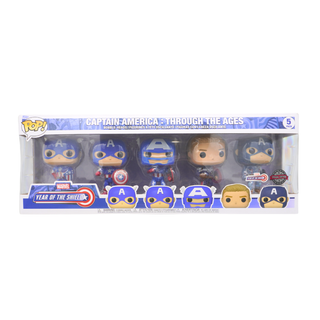 * Funko Pop! Captain America : Through the Ages 5-Pack – Special Edition Exclusive