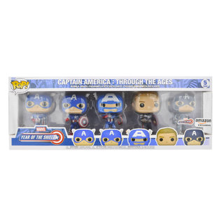 * Funko Pop! Captain America : Through the Ages 5-Pack – Amazon Exclusive