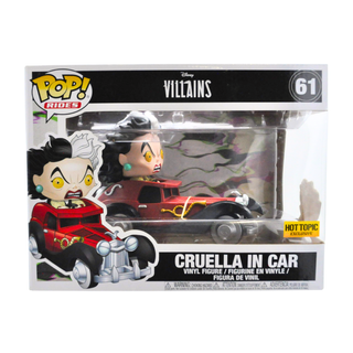 * Funko Pop! Cruella in Car (Rides, 101 Dalmatians) 61 – Hot Topic Exclusive