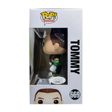 Jason David Frank Signed Pop - Tommy (Metallic, Green Ranger, Power Rangers) 669 - Galactic Toys Exclusive