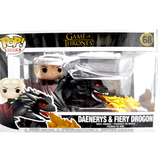 * Funko Pop! Daenerys & Fiery Drogon (Rides, Game of Thrones) 68