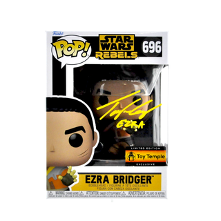 * Signature Series Taylor Gray Signed Pop – Ezra Bridger (Rebels) 696 – Toy Temple Exclusive /50 pieces