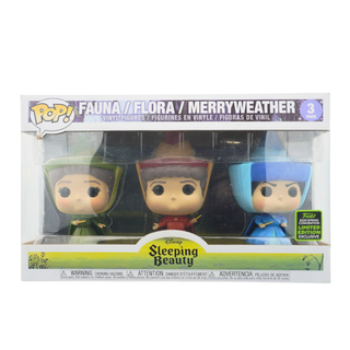 Funko Pop! Fauna, Flora, Merryweather 3-pk Sleeping Beauty - 2020 Spring Convention Exclusive Vinyl Figure [1]
