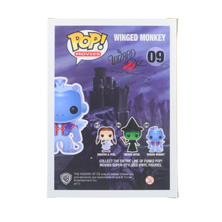 Funko Pop! Winged Monkey Metallic, Wizard of Oz 09 - 2011 SDCC Exclusive /480 made Vinyl Figure in PopShield Protector