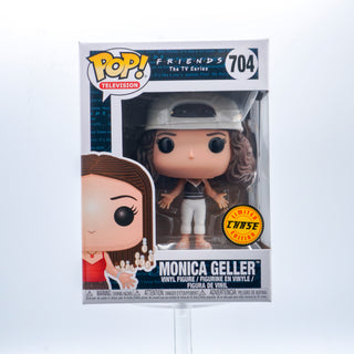 * Funko Pop! Monica Geller (Frizzy Hair, Friends) 704 **Chase** Vinyl Figure in PopShield Protector