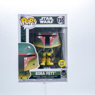 * Funko Pop! Boba Fett (Glow in the Dark, Star Wars) 735 in PopShield Protector