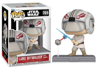 Funko Pop! Luke Skywalker with Remote 765 Vinyl Figure in PopShield Protector