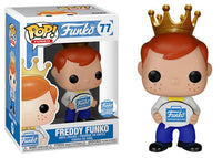 Freddy Funko (FunkoEurope.com Sign, Yellow Tie) 77 - Funko Shop Exclusive