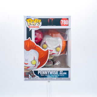 * Funko Pop! Pennywise with Balloon (I Heart Derry, IT Chapter 2) 780 Vinyl Figure in PopShield Protector