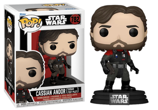 Funko Pop! Cassian Andor, Sienar Test Pilot, Star Wars 782 Vinyl Figure in PopShield Protector