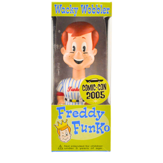 Funko Wacky Wobbler Baseball Freddy - 2005 SDCC Exclusive