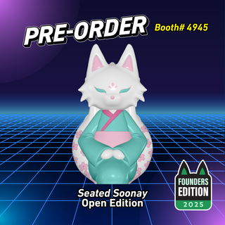 Seated Soonay: Open Edition w/ Founders Sticker *Ships 12/8*
