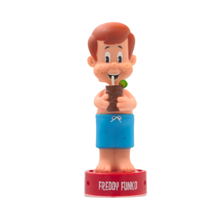 Funko Mini Wacky Wobbler Freddy Air Freshener w Tiki Drink Fundays Exclusive [1]
