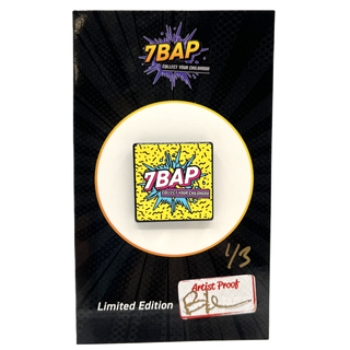 * Signed Artist Proof 7BAP 90's Theme Logo Enamel Pin 1 of 3 pieces