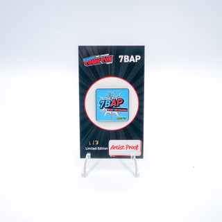 * 7BAP Artist Proof 2025 NYCC Enamel Pin Blue /3 pieces
