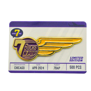 * 7BAP C2E2 2024 Pilot Wings Enamel Pin /500 pieces