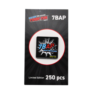 * 7BAP NYCC 2025 Enamel Pin Black – 7BAP Exclusive /250 pieces
