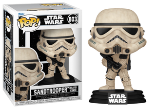Funko Pop! Sandtrooper, Deleted Scenes, Star Wars 803 Vinyl Figure in PopShield Protector