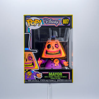 * Funko Pop! Mayor Megaphone, Black Light, The Nightmare Before Christmas 807